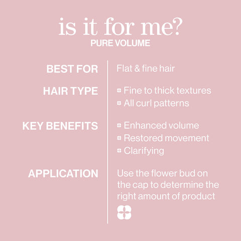 Pure Volume Shampoo and Conditioner Duo